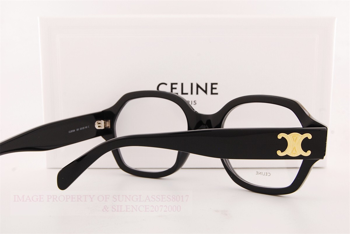 メガネ Celine Glasses Frame CL50100I 001 Black Celine CL50120I 001 Glasses - US