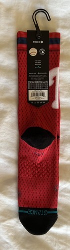 Philadelphia Phillies Socks. Red. Large. Authentic - Picture 3 of 4