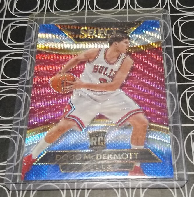 DOUG MCDERMOTT 2014-15 PANINI SELECT COURTSIDE BLUE AND SILVER PRIZM ROOKIE RC