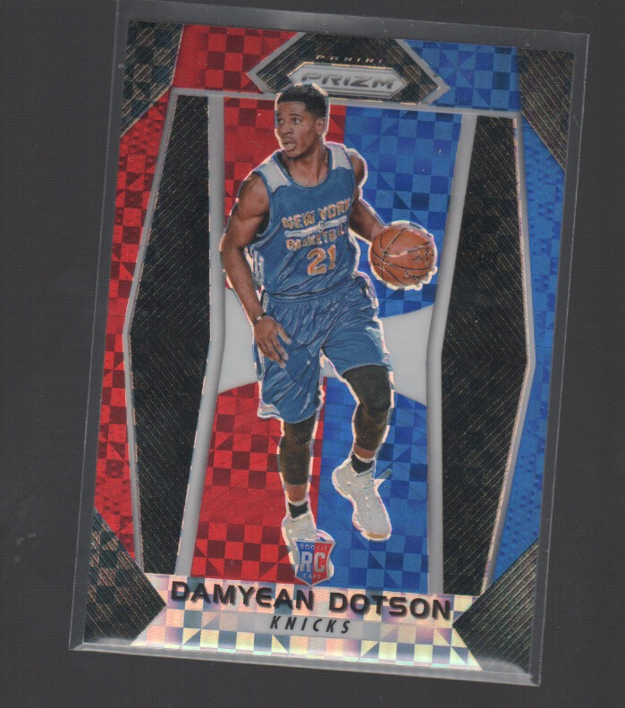 DAMYEAN DOTSON 2017-18 PANINI PRIZM RED WHITE BLUE PRIZMS ROOKIE CARD #272