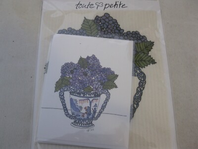 Toute-Petite blank Stationary  cards and Swedish Dish Cloth