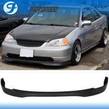 Fits 01-03 Honda Civic T-R Style Type-R JDM Front Bumper Lip Chin Spoiler PP