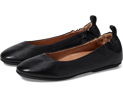 FitFlop Z7729* Womens Black Leather Allegro Ballerina Flat Size US 10 M