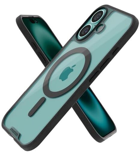 Magnetic Case - Gripmunk Compatible with Clearly Black (MagSafe) iPhone 16