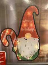 Window Shimmering Decoration - Gnome for Holidays - BRAND NEW -NEVER USED
