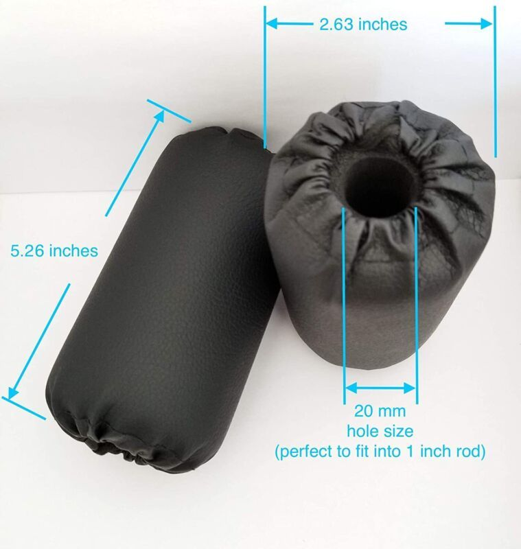 Foam Foot Pads Rollers Set Of A Pair 8"x4"x20mm For Home Gym