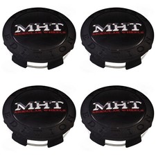 Mht Wheels Black Custom Wheel Center Cap 1001-04 1001-04b 4 Caps New Mht Wheels Black Custom Wheel Center Cap 1001-04 1001-04b 4 Caps New