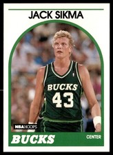 1989-90 Hoops Jack Sikma Milwaukee Bucks #66
