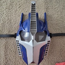 2006 Transformer Optimus Prime Talking Sounds Lights Mask Helmet Hasbro Works