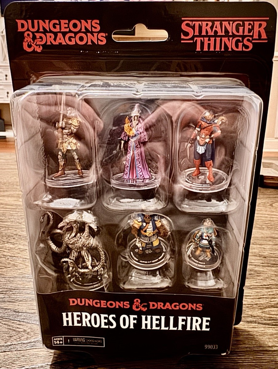 Dungeons & Dragons Stranger Things Heroes of Hellfire Miniatures 6