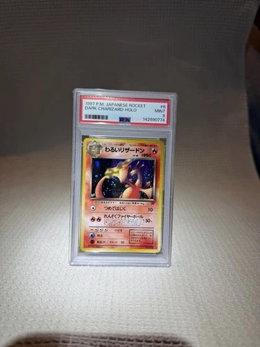 New ListingPokémon TCG Dark Charizard Rocket Gang Holo Rare Japanese PSA 9 1997 #6 SWIRL