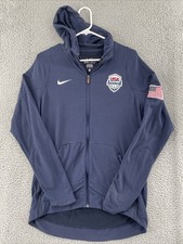 Nike TEAM USA Baloncesto Hyper Elite Sudadera con Capucha Para Hombres Mediana Olimpiada Dri Fit