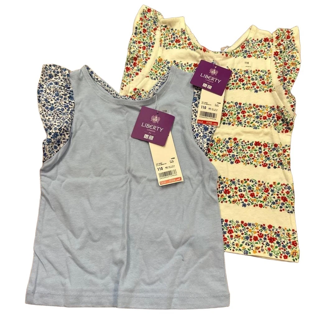 Uniqlo Liberty LIBERTY Tank Top 110cm Kids Girl Summer Clothing