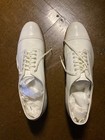 Stacy Adams Madison cap toe men's white oxford, size 10D — photo 1