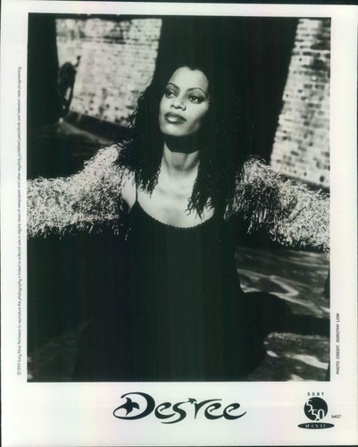 Press Photo: DES'REE 8x10 B&W 1994 | eBay