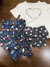 Girls Cat  Jack 3 Piece Pajama Set Size 14 NWT