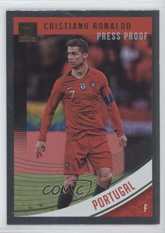 2018-19 Panini Donruss Press Proof Silver Cristiano Ronaldo #158 03mt