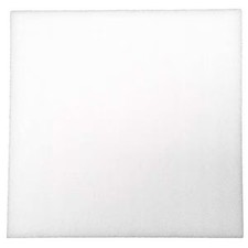 Manufacturer Varies Foam Sheet, Open Cell, 12 in W, 12 in L, 1 1/2 in Thick,
