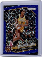 2025 Panini Prizm WNBA #118 Rickea Jackson Blue Velocity Prizms