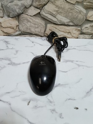 Logitech USB Wired Black Scroll Optical Mouse M-UV96