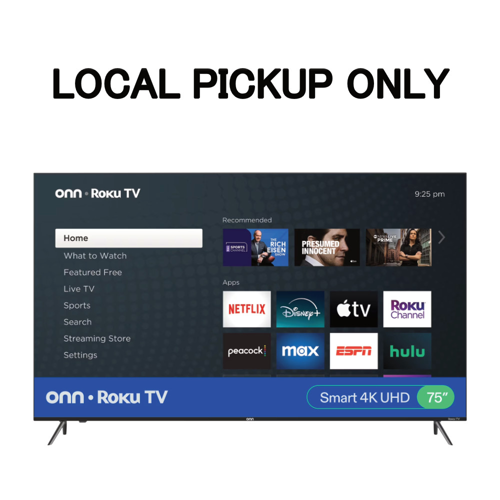 ONN 75" Class 4K 2160p 60Hz UHD Roku Smart TV 100044717 