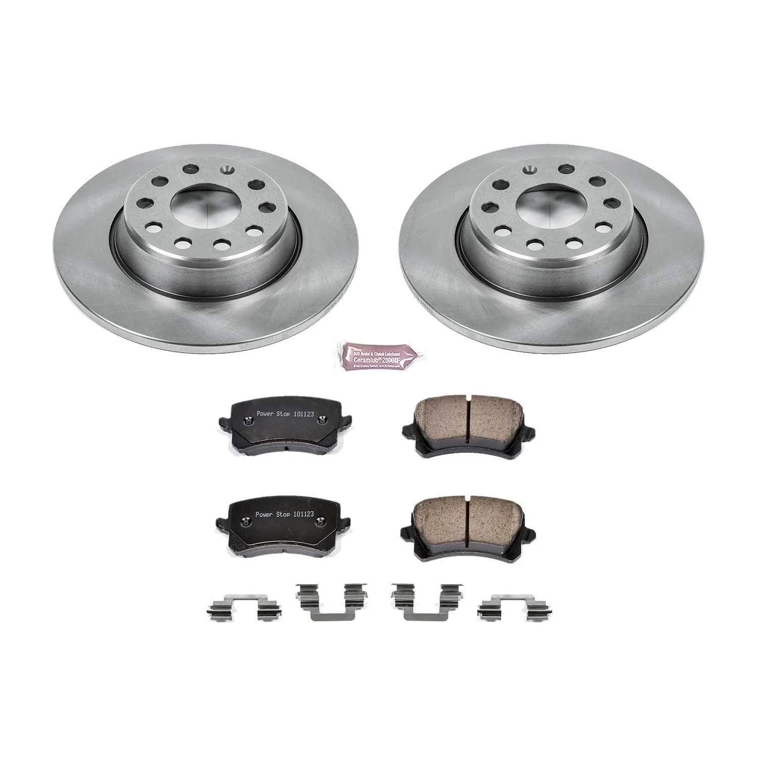 Power Stop KOE7811 Autospecialty By Power Stop 1-Click Daily Driver Brake Kits R