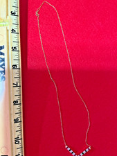 10kt yellow gold heart necklace WITH MIX GEMSTONE