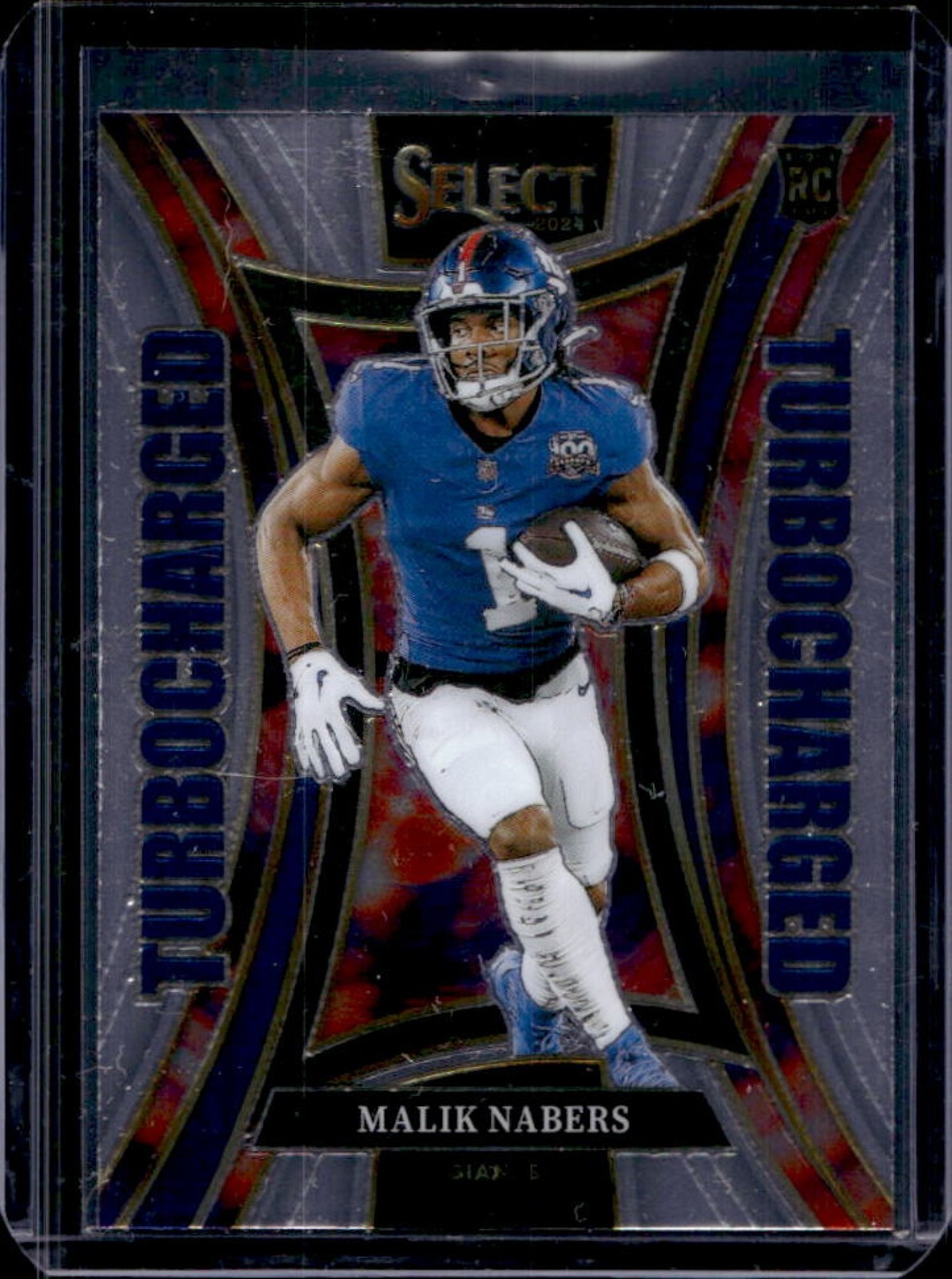 2024 Select Malik Nabers Turbocharged Rookie RC #15 Giants