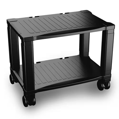 #ad 2 Tier Printer Stand with Wheels Mobile Rolling Cart Small Office Storage $37.63