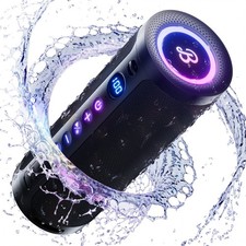 20W Bluetooth Speaker IPX7 Waterproof BT 5.4 24H Playtime LED TWS Outdoor