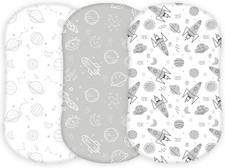 Tansypanda Halo Bassinet Sheets for Bassinest Luxe Swivel, Soothing, Swivel, Li