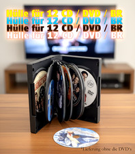 Hülle / Box /Case 12x DVD-CD-BR für 12 BD /...