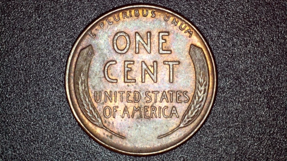 1940 P Lincoln Wheat Cent – DDO Variety (DDO‑001) – Raw & Uncertified - AU RB - Image 2 of 4