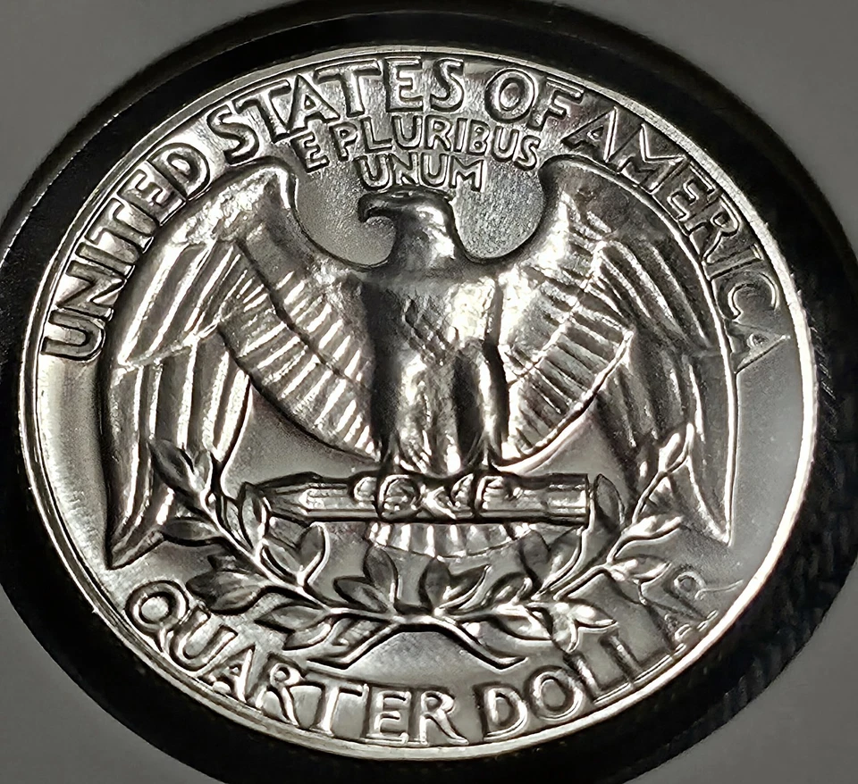 1964 Washington Quarter Doubled Die Obverse! Cleanest Gem I've Ever Seen!!!! - Image 2 of 4