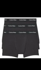 Calvin Klein Cotton Classics Men's Boxer Briefs - Black, ALL SIZES, Pack of 3