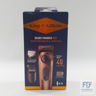 King C. Gillette Elektrischer Barttrimmer Pro für Männer mit Pr... 8700216108805