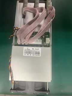 Bitmain Antminer S9 14TH/s Bitcoin BTC ASIC Miner Working No PSU Tested