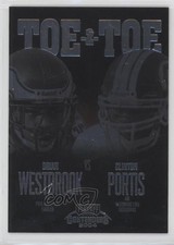 2004 Playoff Contenders Toe to 262/375 Brian Westbrook Clinton Portis #TT-21 0gm