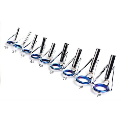 Angelrute Guides Augenring Tip Eye Top Tackle Keramik + Edelstahl Reparaturset