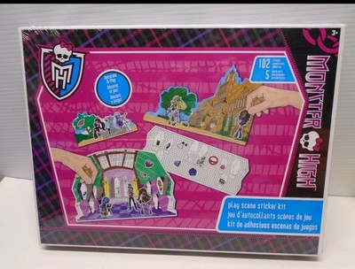 Monster High Play Scene Sticker Kit Horror & Monster Theme Children's Game