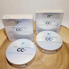 2x it Cosmetics YOUR SKIN BUT BETTER CC+ Airbrush Perfecting Powder (Medium Tan)