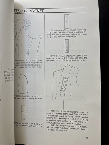 Classic Tailoring Techniques a Construction Guide for Women's Wear 1998 VG W - Foto 5 di 5
