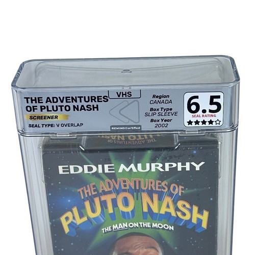 VHS The Adventures of Pluto Nash Screener 6.5 Rewind Graded Demo Screening Tape - Foto 3 di 6