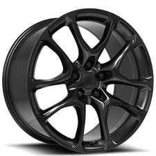 Fr 551f - Dodge Durango Srt Oem Replica Wheels 20x10 Satin Black Rims 4pcs C3