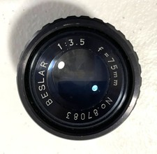 Beslar 3.5 f 75mm Enlarging Lens - Vintage