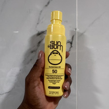 Sun Bum Sunscreen Oil SPF 50 Broad Spectrum Water Resistant Vegan Spray 5 fl oz
