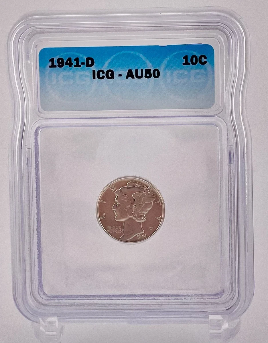 AU 50 Graded Mercury Dimes (1916-1945) for sale | eBay