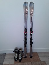 165 cm Salomon Scrambler Skis and  Salomon Performa Ski Boots 319mm 27/27.5