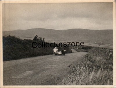 1954 Isle of Man TT  No2 500 Norton Sidecar Oliver & Nutt 1st place photo 4x3 In