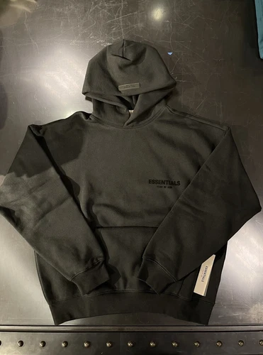 Felpa con cappuccio Fear Of God Essentials "Stretch Limo" taglia XS XL